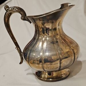 Vintage Silver Plated Decorative Pitcher